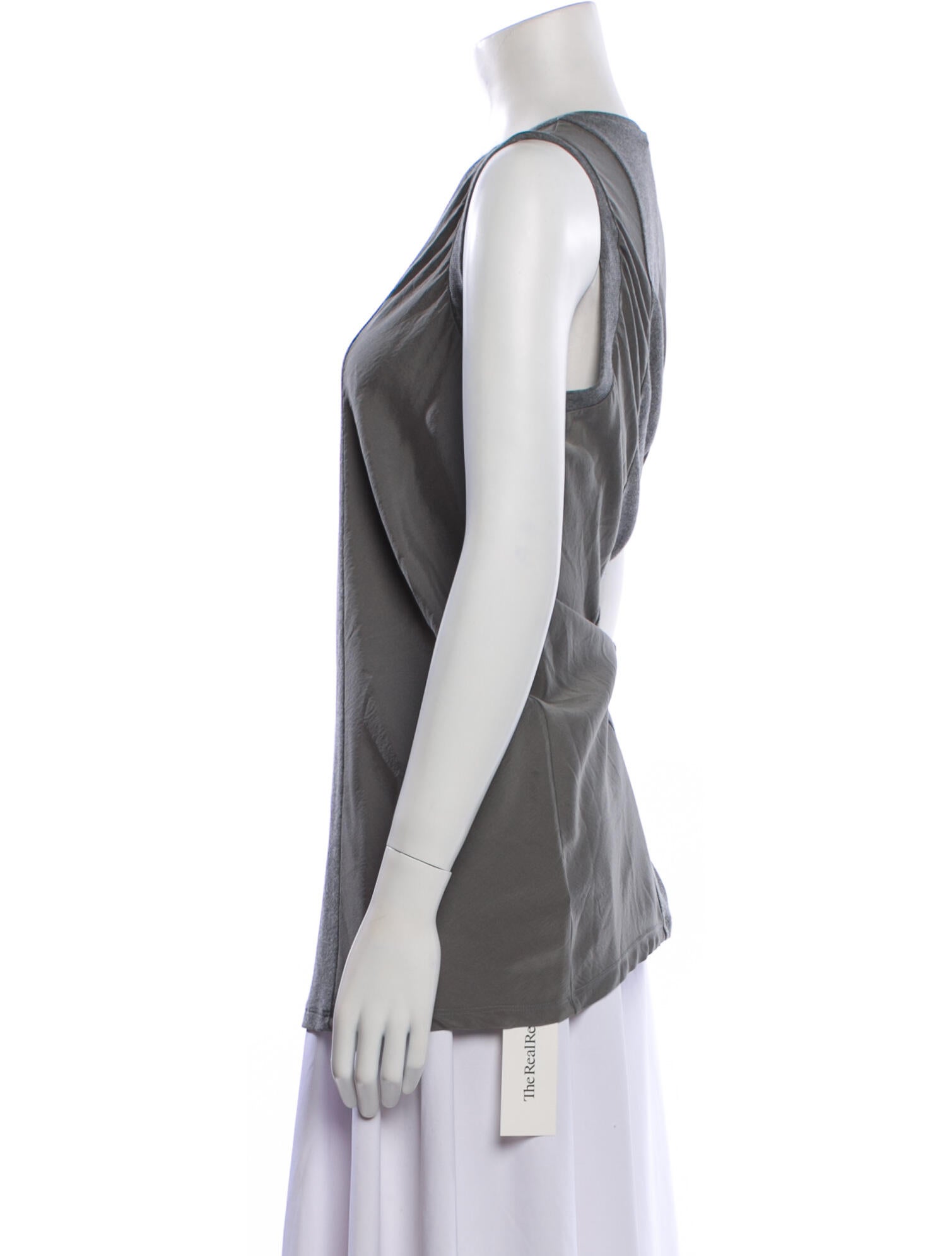 Brunello Cucinelli Silk Scoop Neck Top