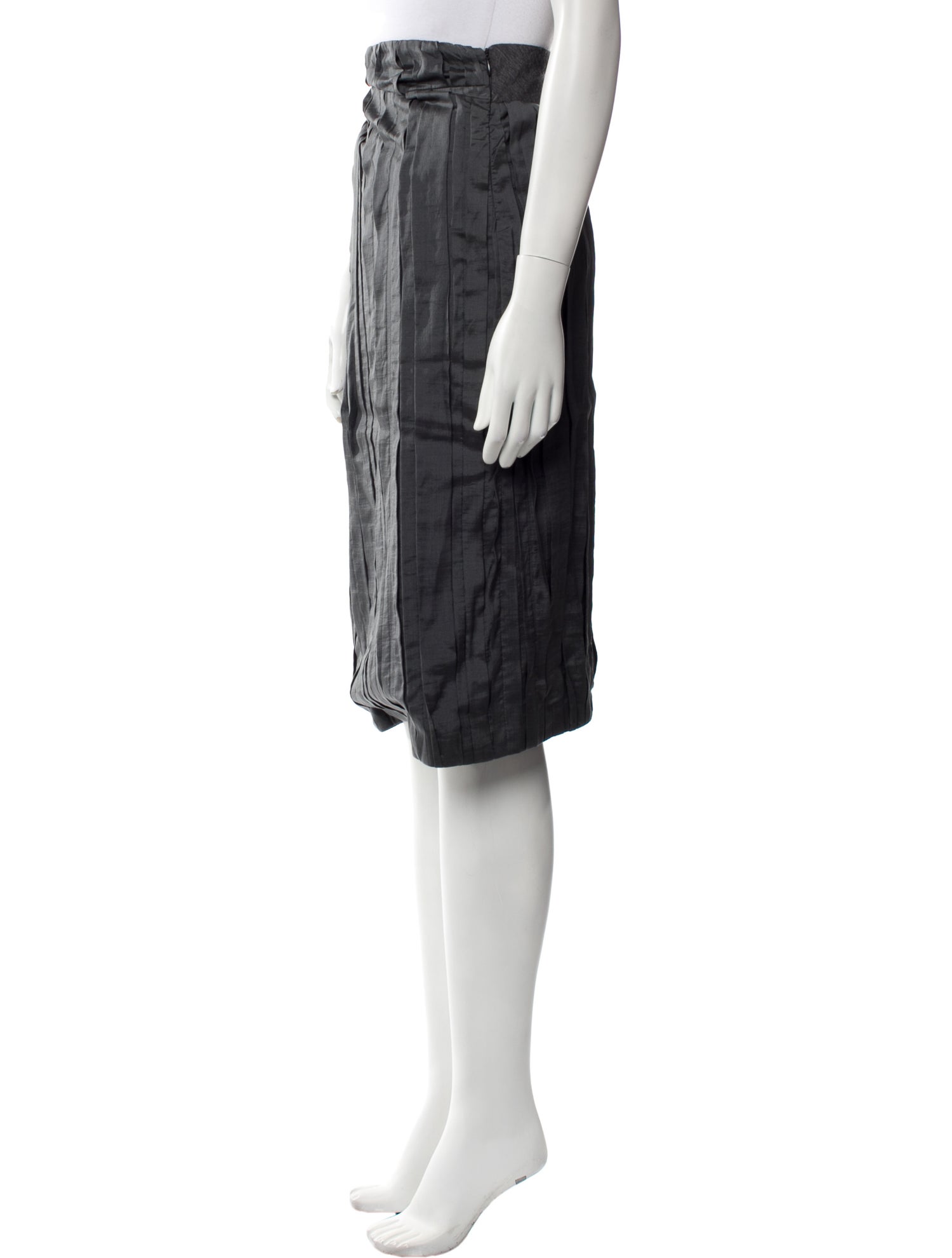Brunello Cucinelli Silk Knee-Length Skirt