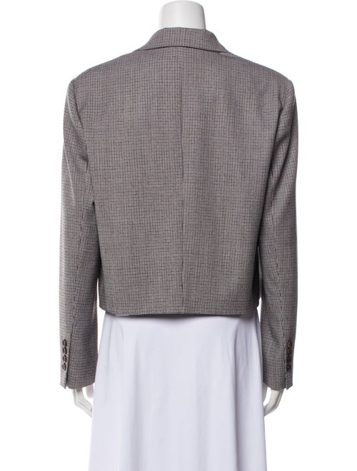 Brunello Cucinelli Virgin Wool Plaid Print Blazer