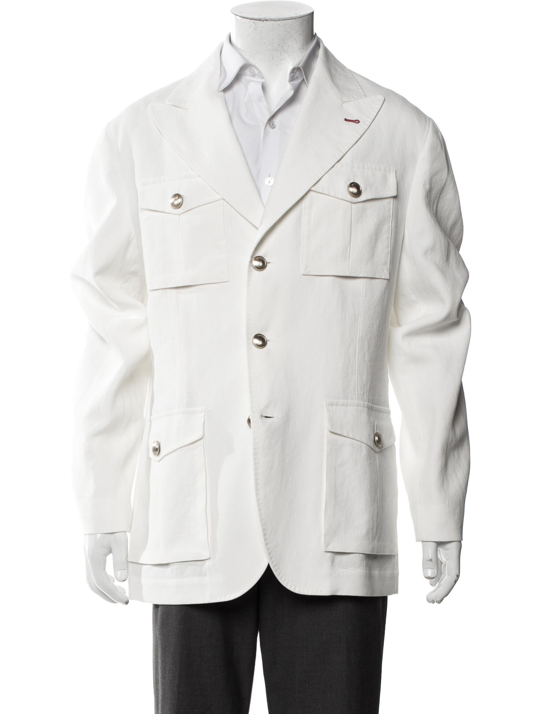 Brunello Cucinelli Linen Utility Jacket w/ Tags