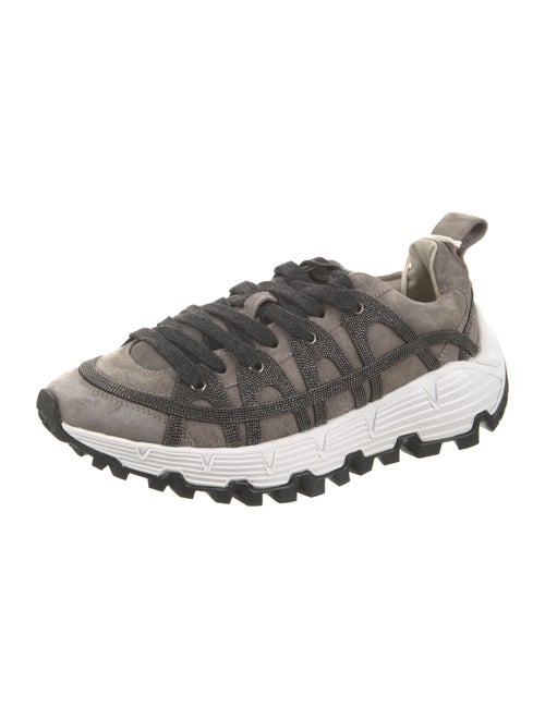 Brunello Cucinelli Monili Suede Sneakers
