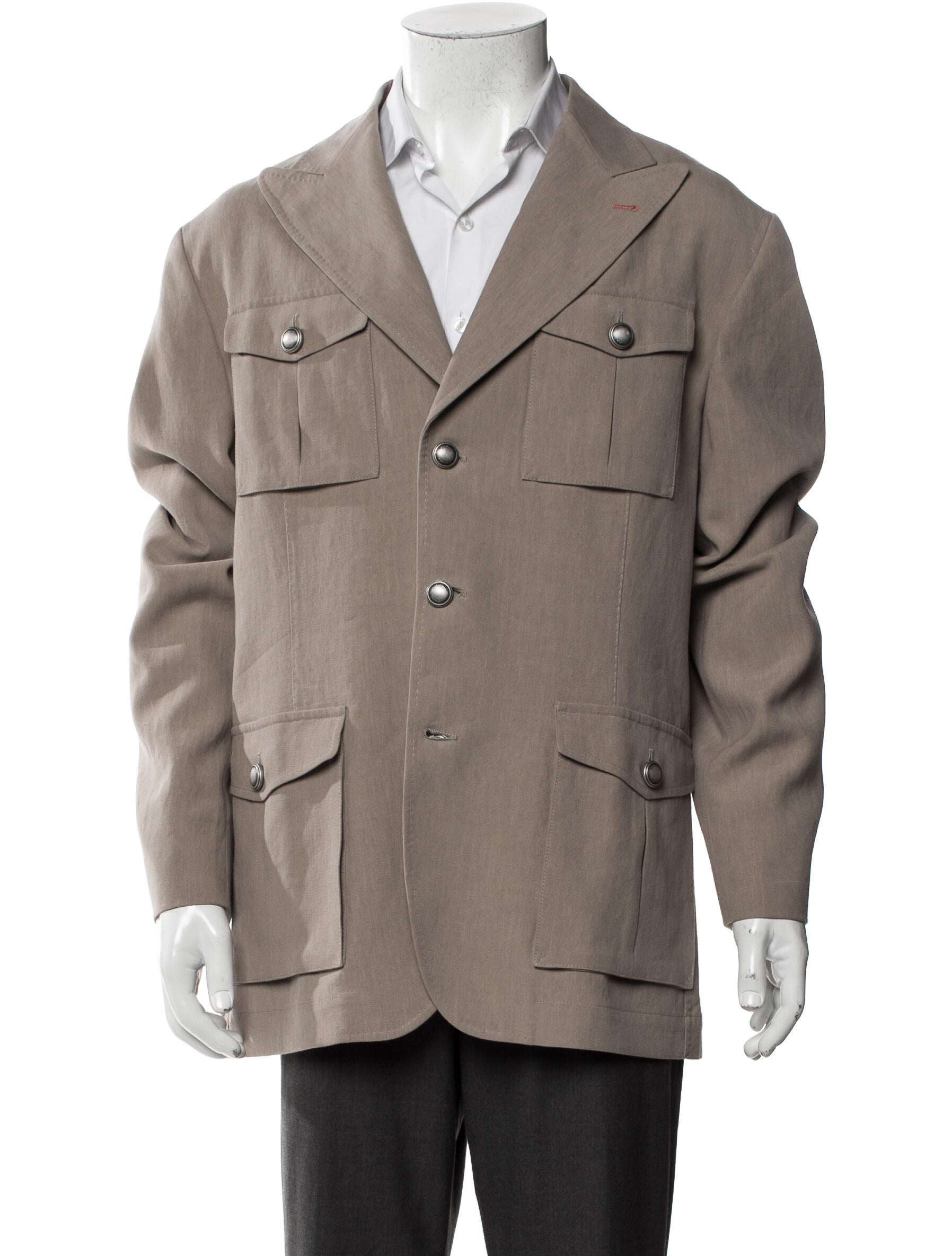 Brunello Cucinelli Linen Utility Jacket