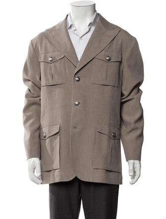 Brunello Cucinelli Linen Utility Jacket