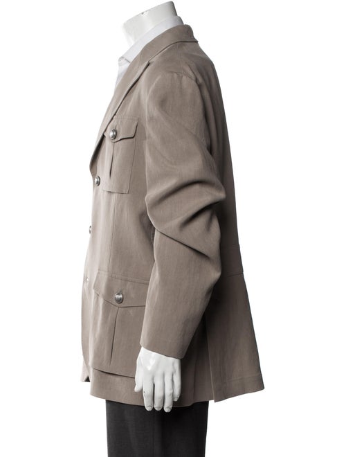 Brunello Cucinelli Linen Utility Jacket