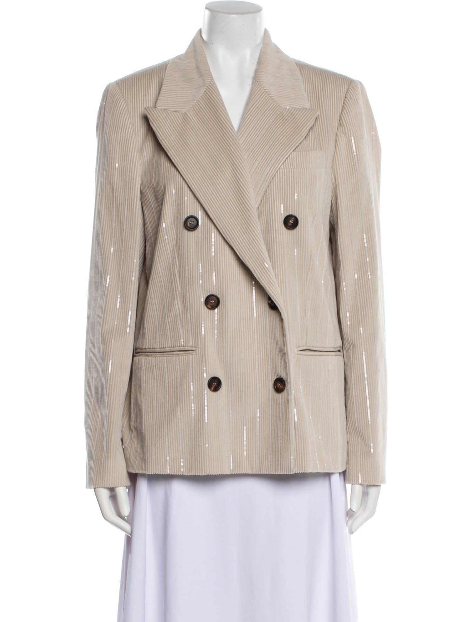 Brunello Cucinelli Striped Blazer