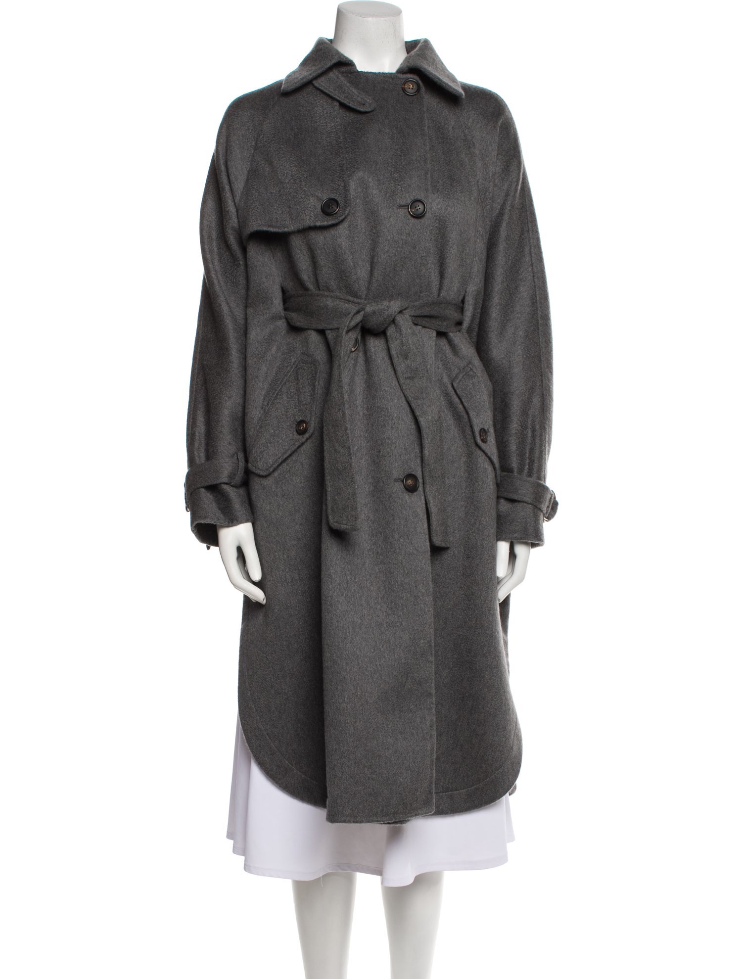 Brunello Cucinelli Cashmere Trench Coat