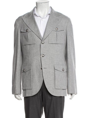 Brunello Cucinelli Suiting Wool Blazer L