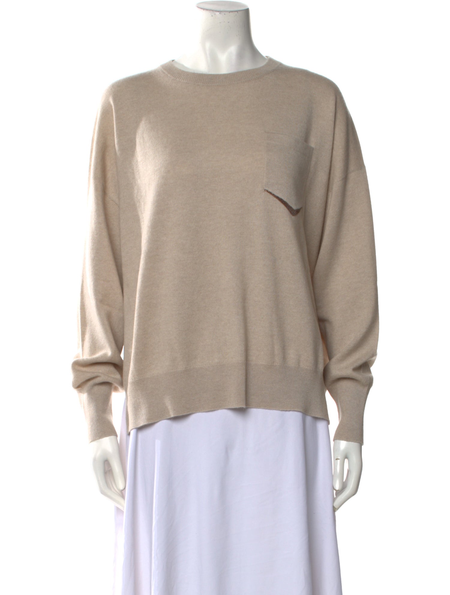 Brunello Cucinelli Cashmere Crew Neck Sweater
