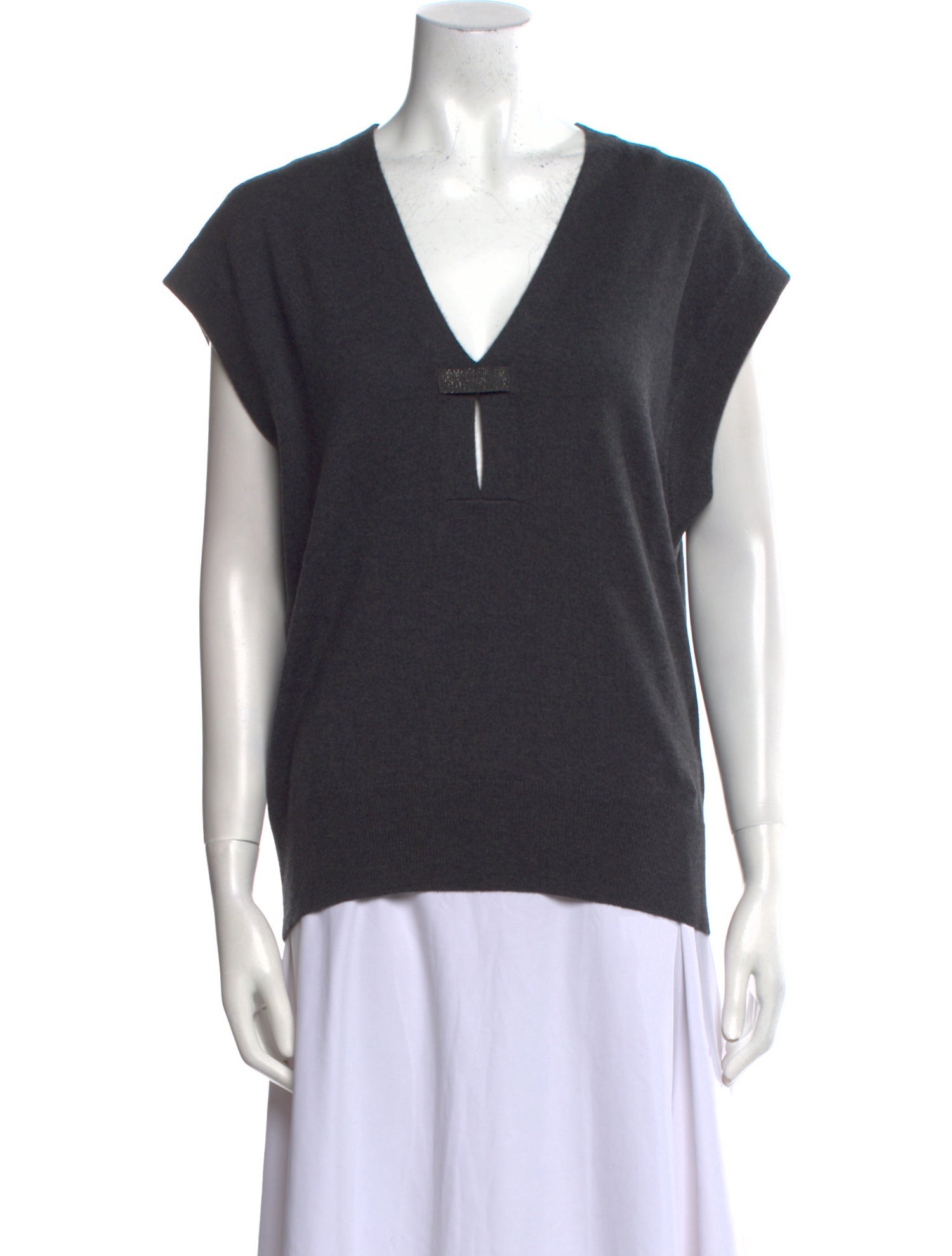 Brunello Cucinelli Cashmere V-Neck Sweater