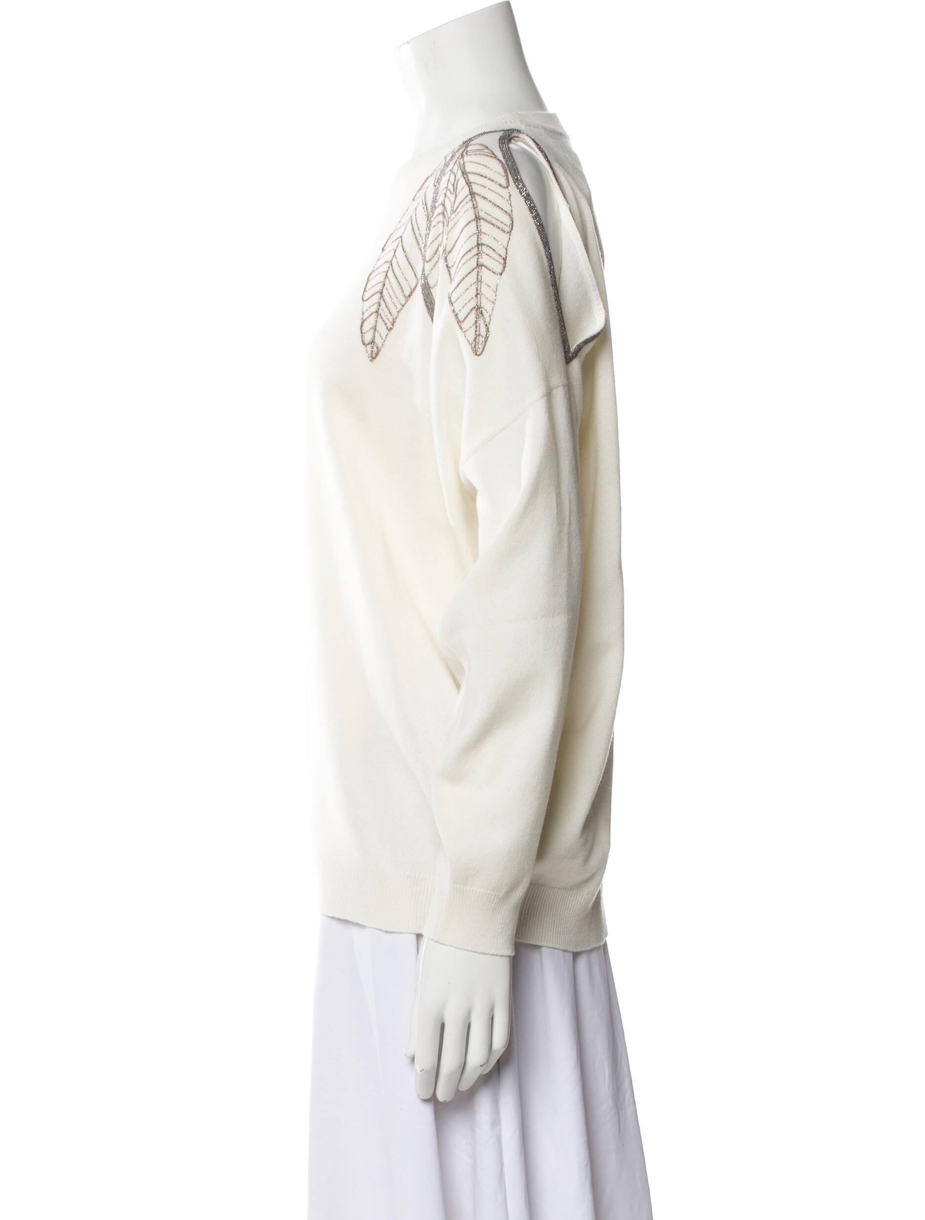 Brunello Cucinelli Cashmere Bateau Neckline Sweater