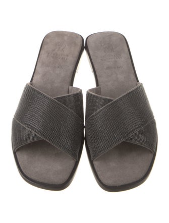 Brunello Cucinelli Metal Slides