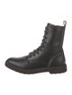 Brunello Cucinelli Leather Combat Boots