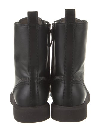 Brunello Cucinelli Leather Combat Boots