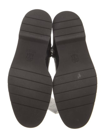 Brunello Cucinelli Leather Combat Boots