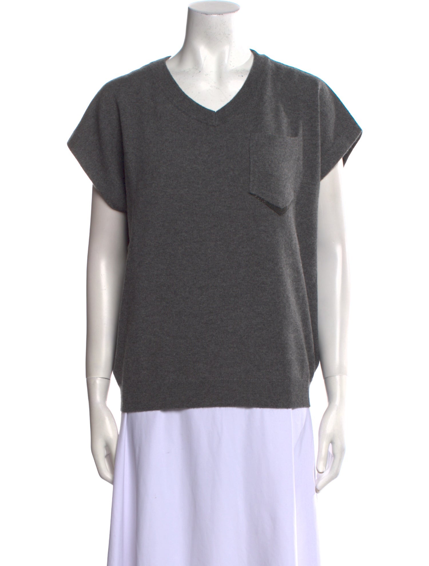 Brunello Cucinelli Cashmere V-Neck Sweater