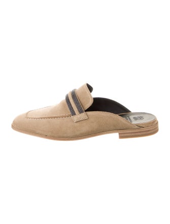 Brunello Cucinelli Suede Mules