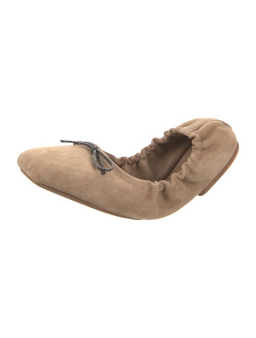 Brunello Cucinelli Suede Ballet Flats