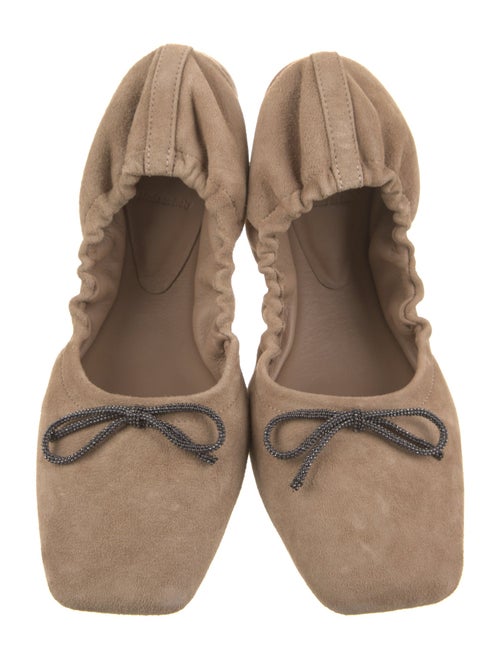 Brunello Cucinelli Suede Ballet Flats