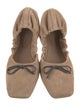 Brunello Cucinelli Suede Ballet Flats