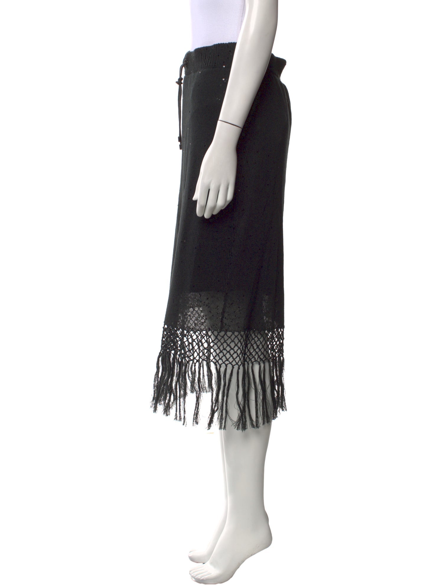 Brunello Cucinelli Linen Knee-Length Skirt