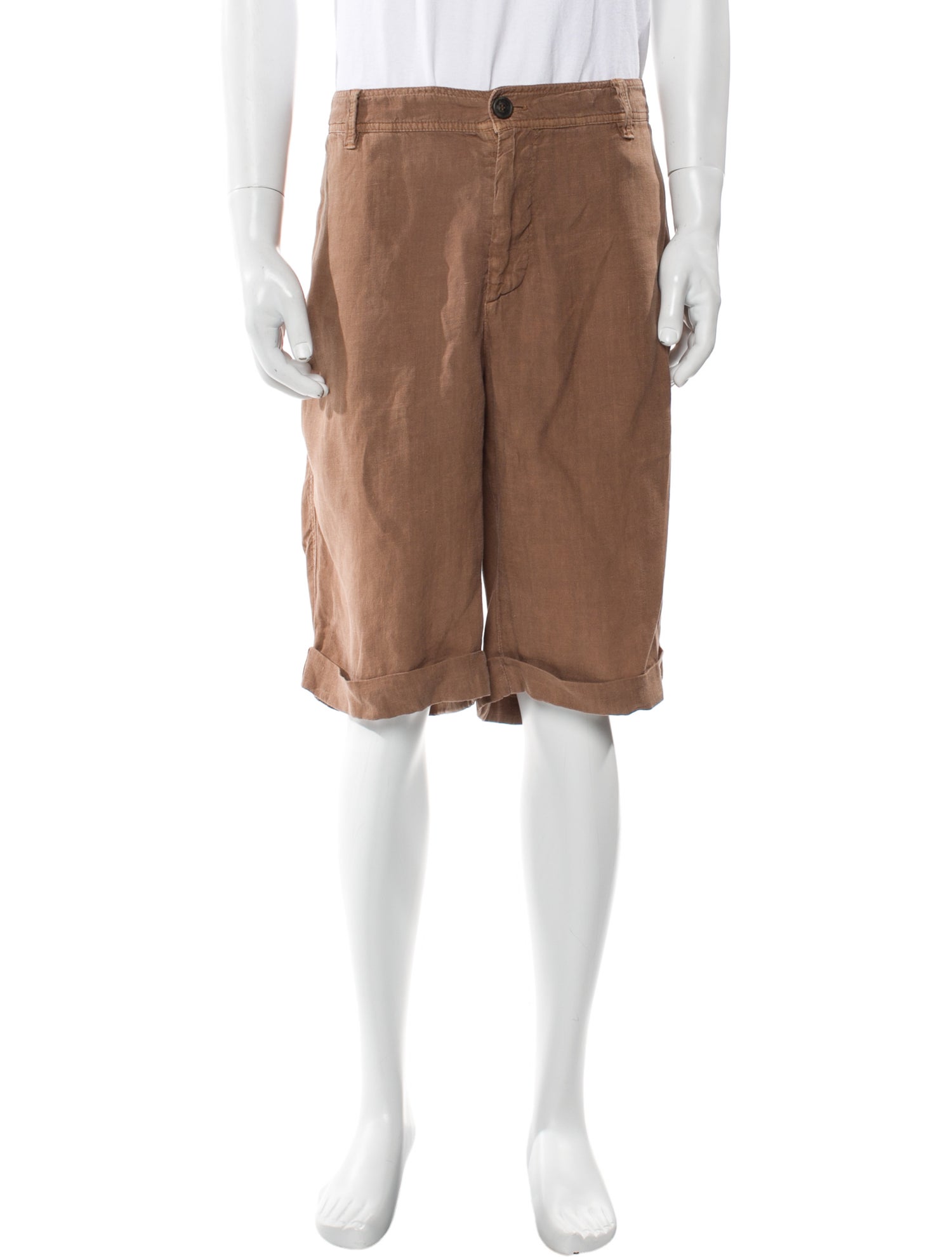 Brunello Cucinelli Linen Cargo Shorts