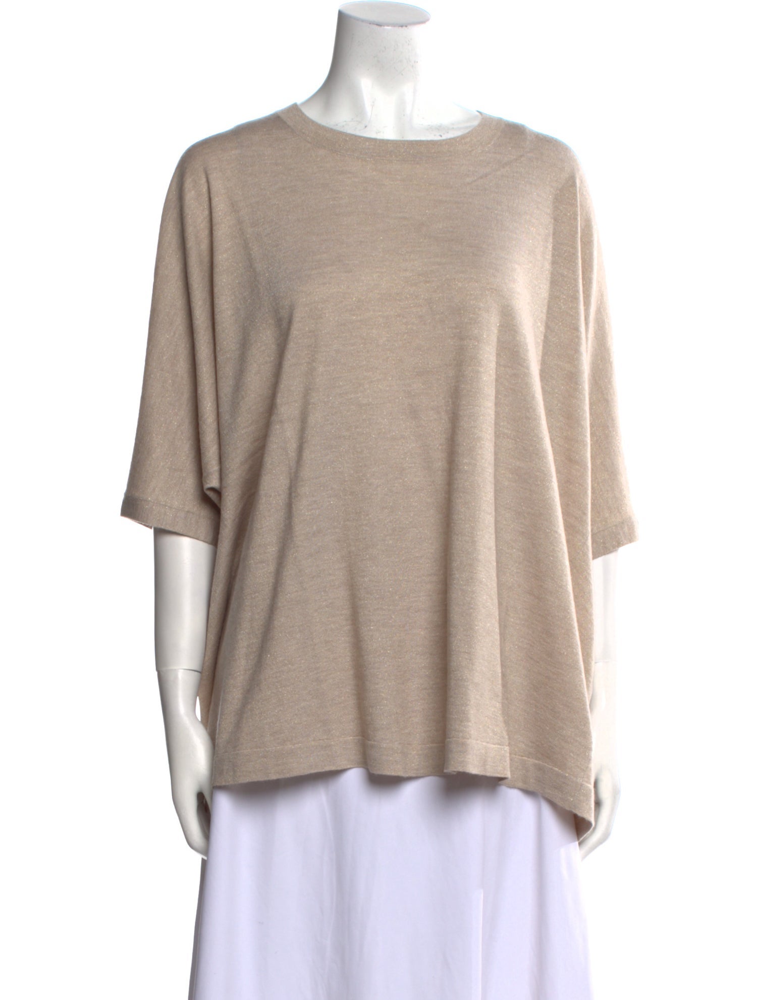 Brunello Cucinelli Bateau Neckline Short Sleeve T-Shirt