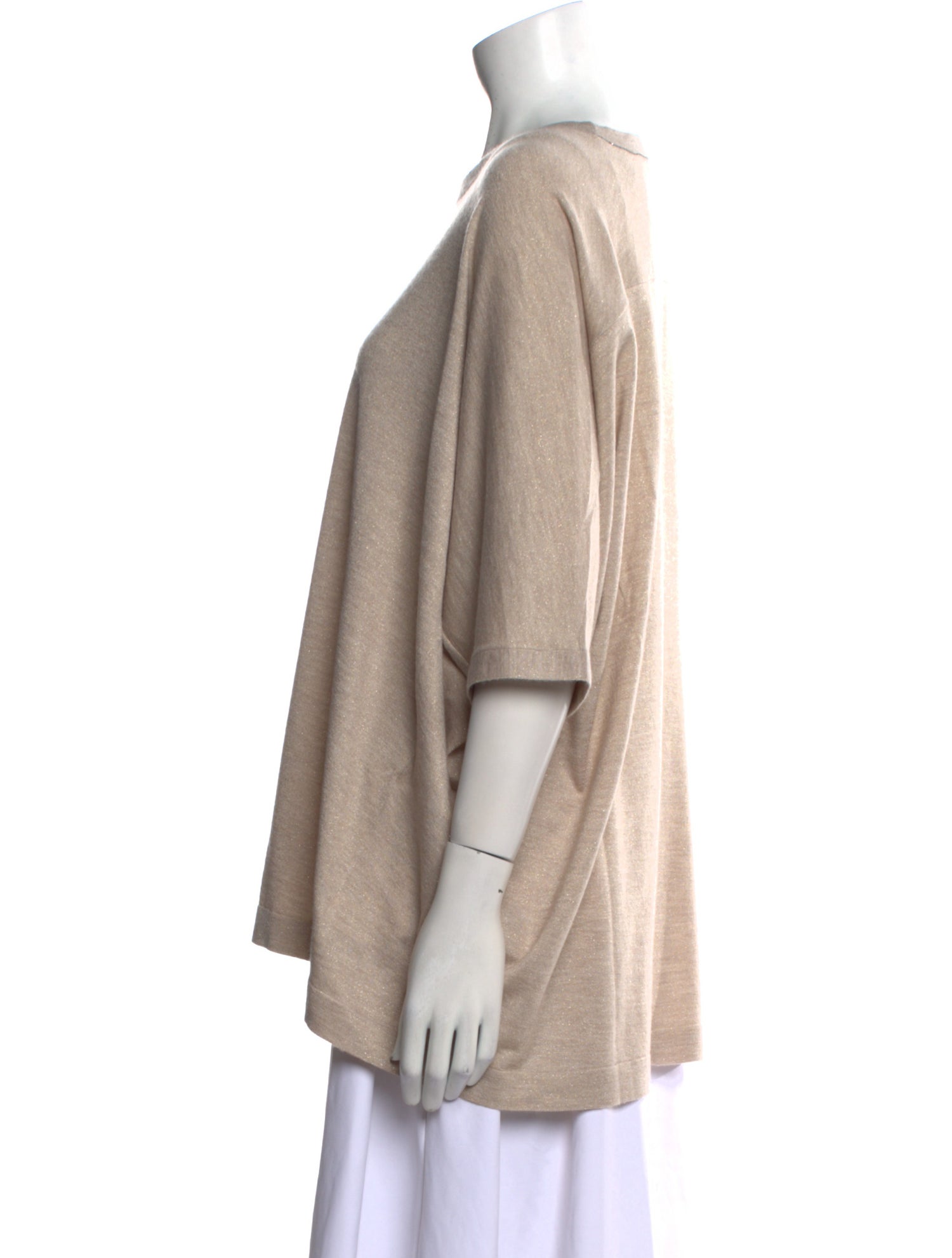 Brunello Cucinelli Bateau Neckline Short Sleeve T-Shirt