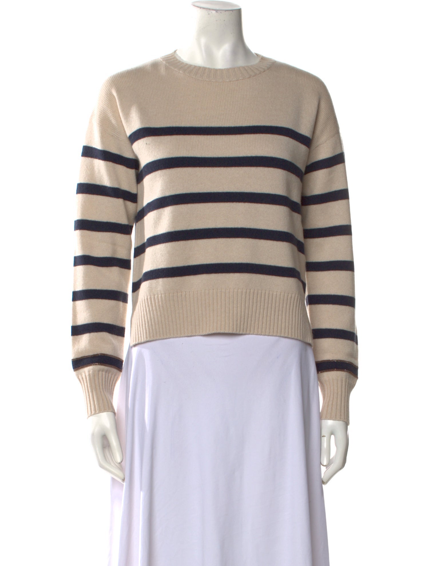 Brunello Cucinelli Cashmere Striped Sweater
