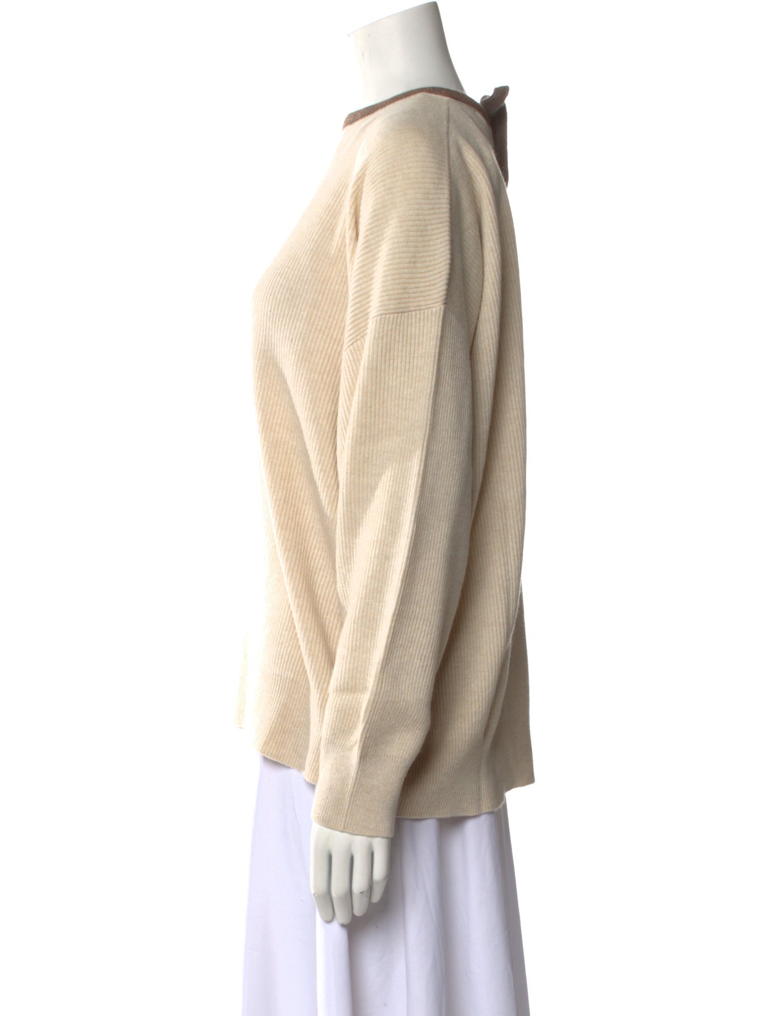 Brunello Cucinelli Bateau Neckline Sweater