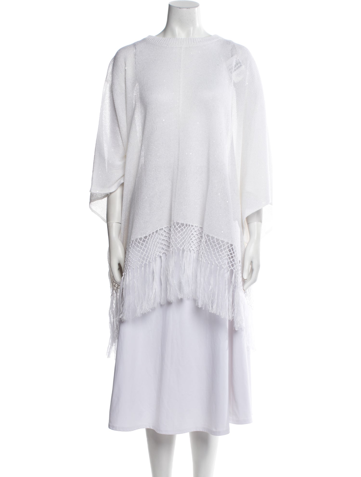 Brunello Cucinelli Linen Bateau Neckline Sweater w/ Tags