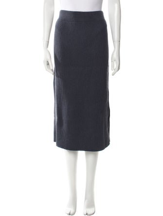 Brunello Cucinelli Virgin Wool Midi Length Skirt