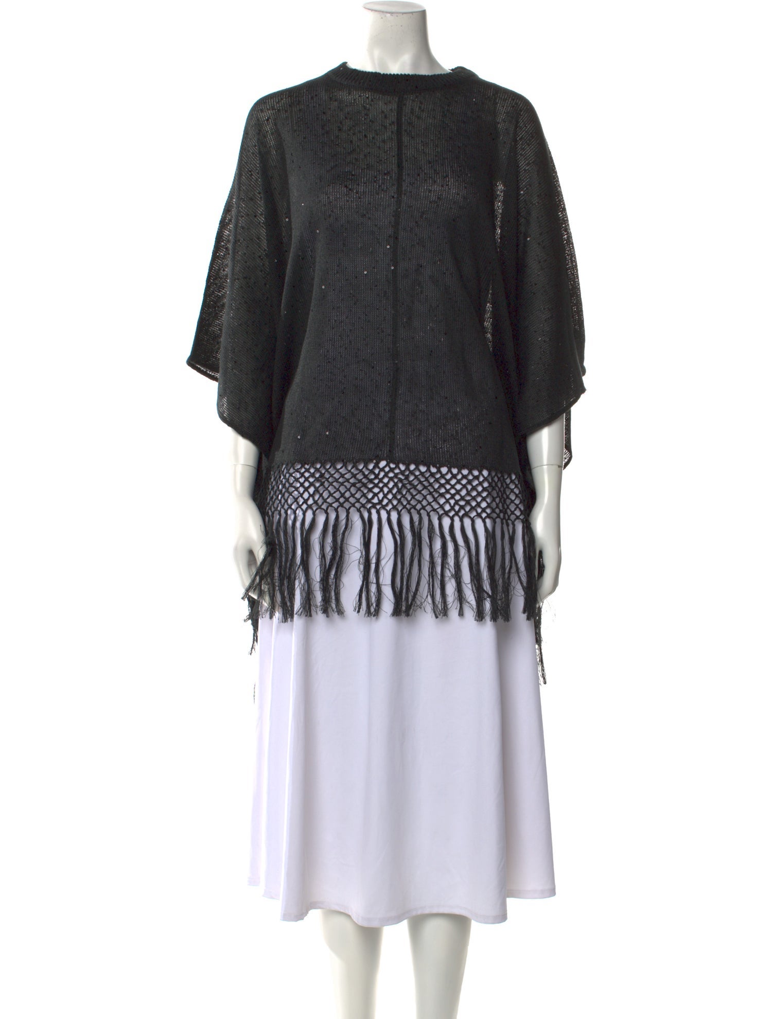 Brunello Cucinelli Linen Striped Sweater