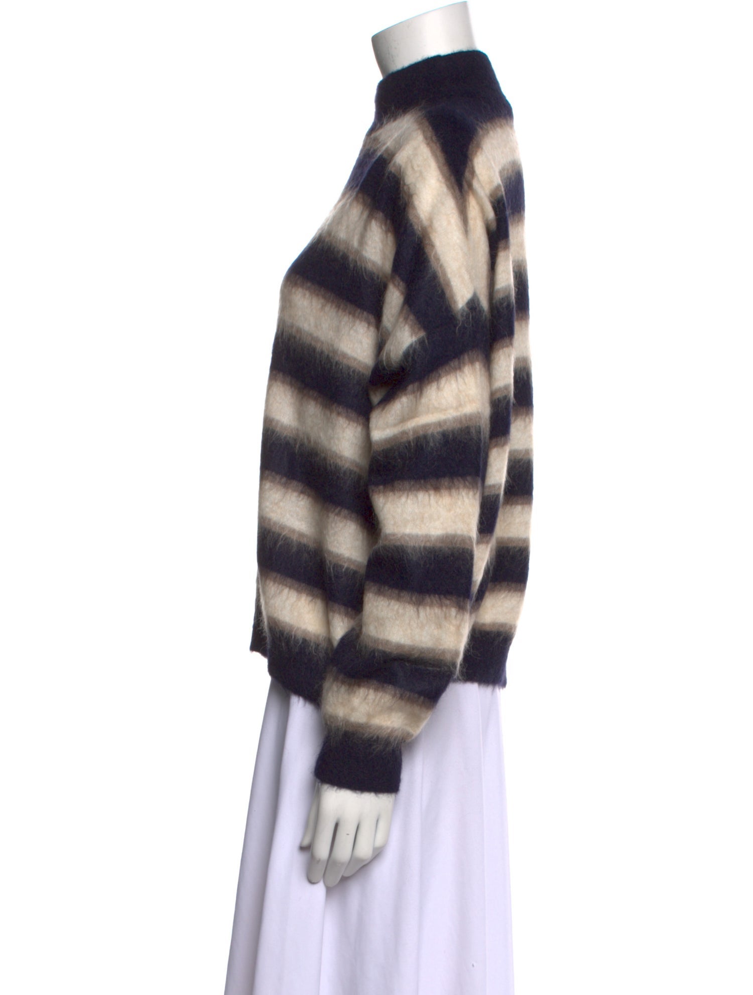 Brunello Cucinelli Striped Turtleneck Sweater w/ Tags