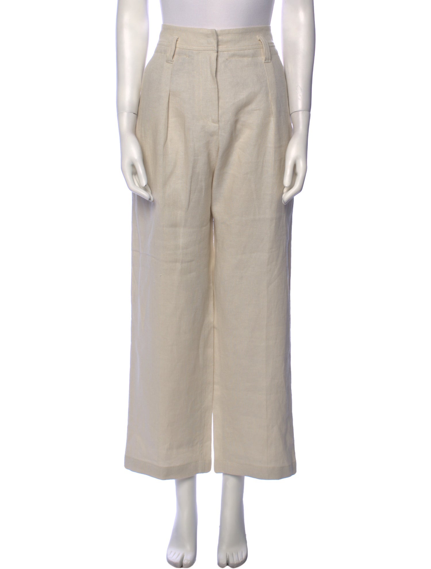 Brunello Cucinelli Linen Wide Leg Pants