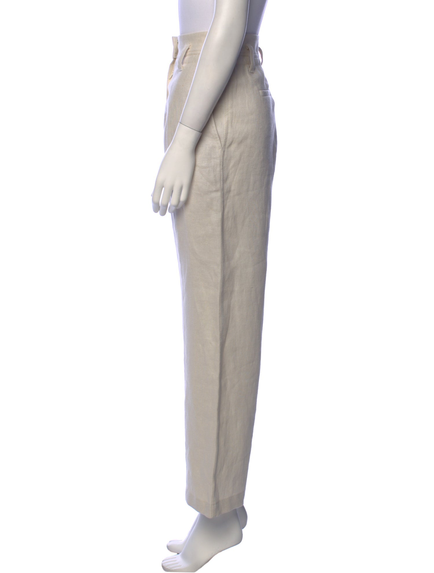 Brunello Cucinelli Linen Wide Leg Pants