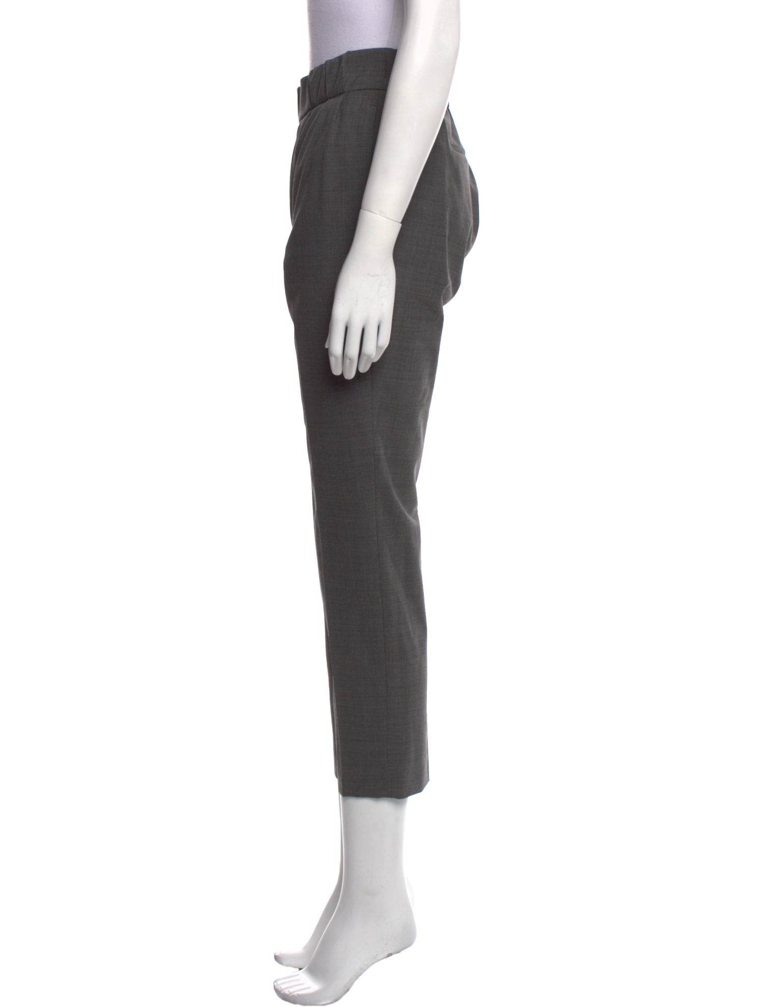 Brunello Cucinelli Virgin Wool Straight Leg Pants