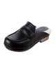 Brunello Cucinelli Monili Leather Slides