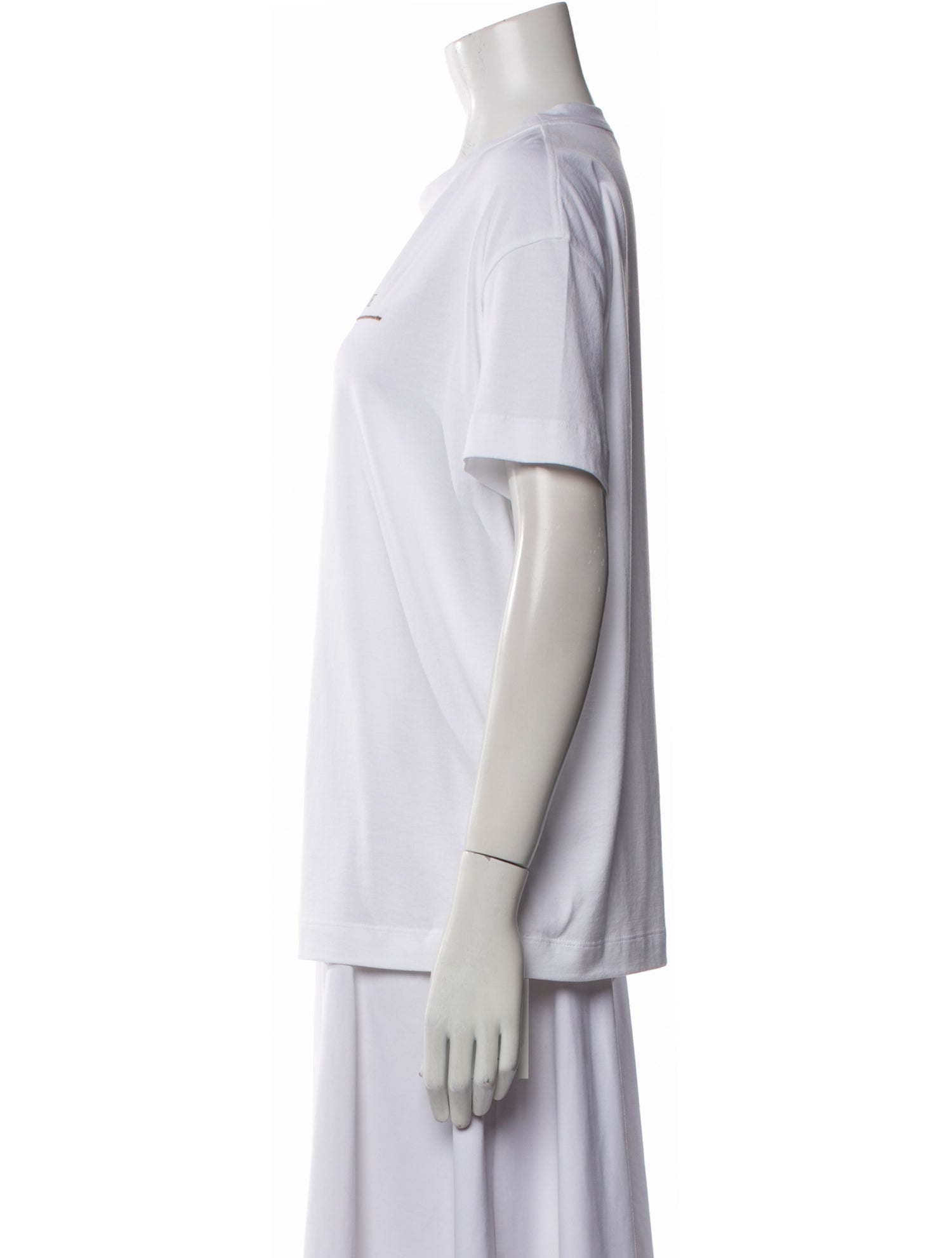 Brunello Cucinelli Graphic Print Crew Neck T-Shirt