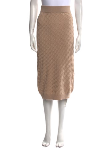 Brunello Cucinelli Skirts Cashmere Midi Length Skirt M