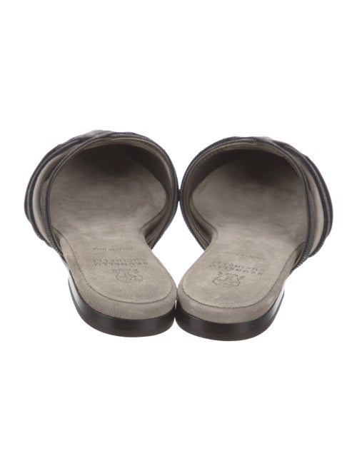 Brunello Cucinelli Suede Printed Mules