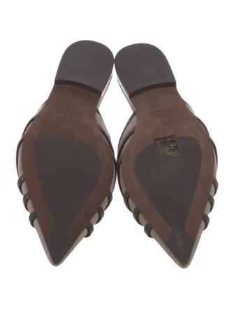 Brunello Cucinelli Suede Printed Mules