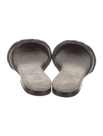 Brunello Cucinelli Suede Beaded Accents Mules