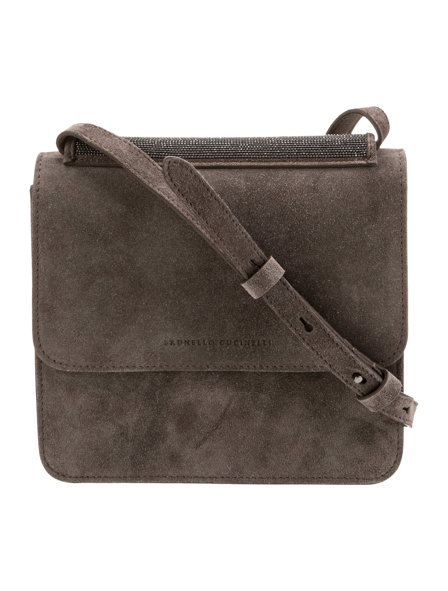 Brunello Cucinelli Suede Messenger Bag