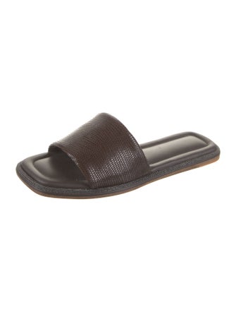 Brunello Cucinelli Leather Slides