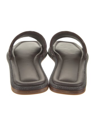 Brunello Cucinelli Leather Slides