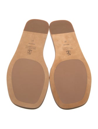 Brunello Cucinelli Leather Slides