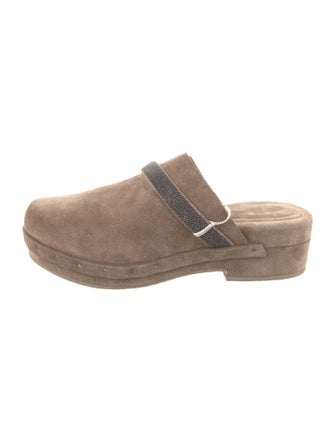 Brunello Cucinelli Suede Mules