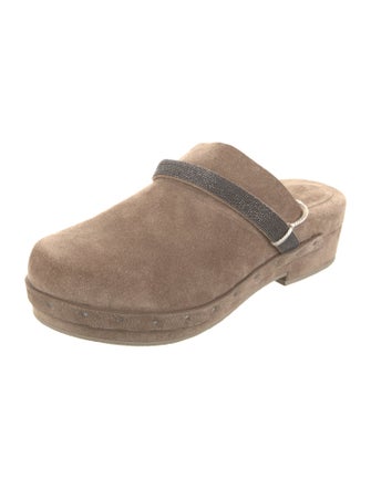 Brunello Cucinelli Suede Mules