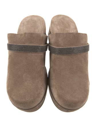 Brunello Cucinelli Suede Mules
