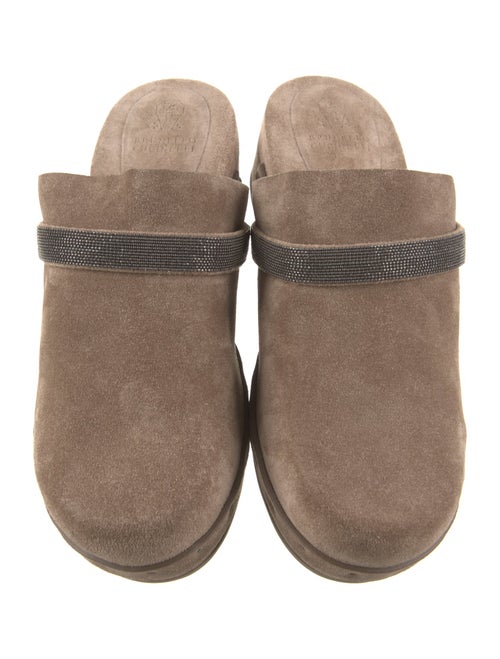 Brunello Cucinelli Suede Mules